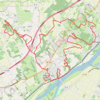 Itinéraire Sortie Mauves du 28/03/2021, distance, dénivelé, altitude, carte, profil, trace GPS