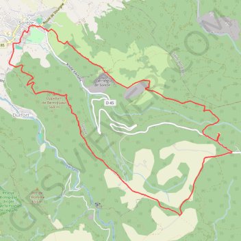 Itinéraire Oppidum de Berniqaut, distance, dénivelé, altitude, carte, profil, trace GPS