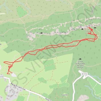 Itinéraire Pic Saint Loup, distance, dénivelé, altitude, carte, profil, trace GPS