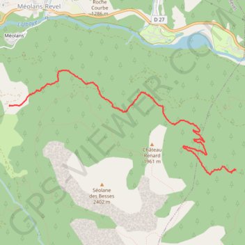Itinéraire Le bois Gimette, distance, dénivelé, altitude, carte, profil, trace GPS