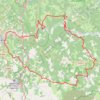 Itinéraire 91456, distance, dénivelé, altitude, carte, profil, trace GPS