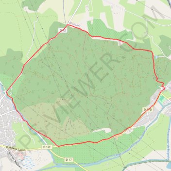 Itinéraire Lamanon, distance, dénivelé, altitude, carte, profil, trace GPS