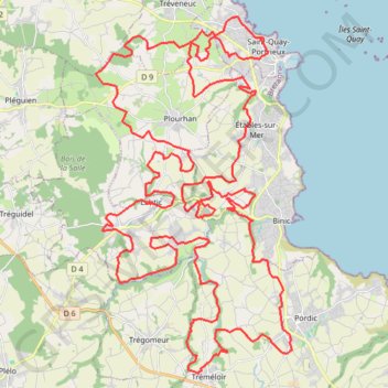 Itinéraire trace_QM94e, distance, dénivelé, altitude, carte, profil, trace GPS