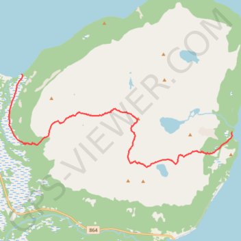 Itinéraire Norvège - Alpes de Lyngen - Ullstinden, distance, dénivelé, altitude, carte, profil, trace GPS