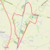 Itinéraire Au fil de l'eau : Gracht et Haute Colme - Looberghe, distance, dénivelé, altitude, carte, profil, trace GPS