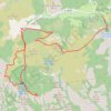 Itinéraire Belvédère du Caroux depuis La Fage et Douch, distance, dénivelé, altitude, carte, profil, trace GPS