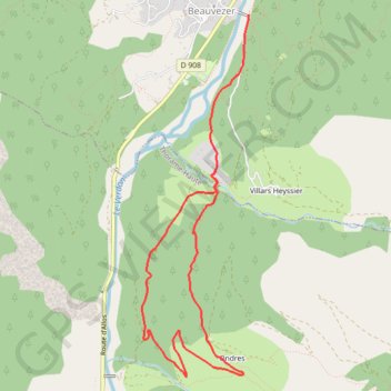 Itinéraire Ondres, distance, dénivelé, altitude, carte, profil, trace GPS