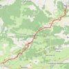 Itinéraire Le Mas d'Azil - Lescure (Grande Traversée), distance, dénivelé, altitude, carte, profil, trace GPS