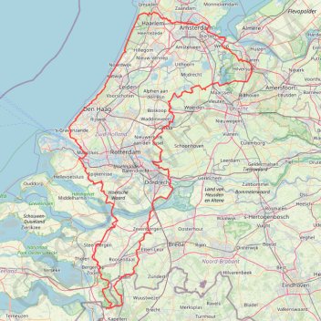 Itinéraire anvers anvers, distance, dénivelé, altitude, carte, profil, trace GPS