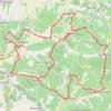 Itinéraire Segonzac circuits B et C 67 kms, distance, dénivelé, altitude, carte, profil, trace GPS