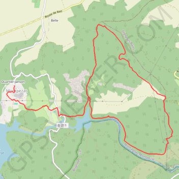 Itinéraire Gorges de Baudinard, distance, dénivelé, altitude, carte, profil, trace GPS