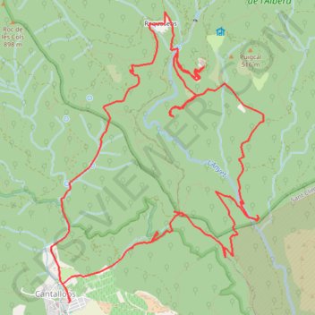 Itinéraire ALBERADA 2021 CANTALLOPS - REQUESENS BOSCOS I DOLMENS, distance, dénivelé, altitude, carte, profil, trace GPS