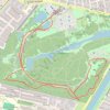 Itinéraire Parc Angrignon, distance, dénivelé, altitude, carte, profil, trace GPS
