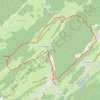 Itinéraire Tour du Célary - Lamoura, distance, dénivelé, altitude, carte, profil, trace GPS