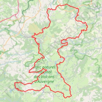 Itinéraire GR30 - Tour des lacs d'Auvergne, distance, dénivelé, altitude, carte, profil, trace GPS