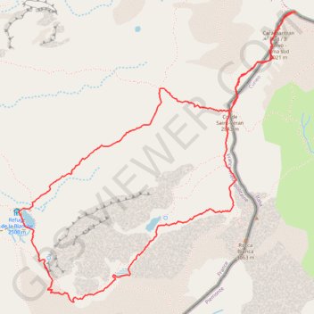Itinéraire Queyras-Viso OPTION : Lacs Blanchet et Caramantran, distance, dénivelé, altitude, carte, profil, trace GPS