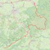 Itinéraire Fietstocht Eupen -> Moulin de Rahier, distance, dénivelé, altitude, carte, profil, trace GPS