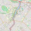 Itinéraire Bords de l'Erdre, distance, dénivelé, altitude, carte, profil, trace GPS