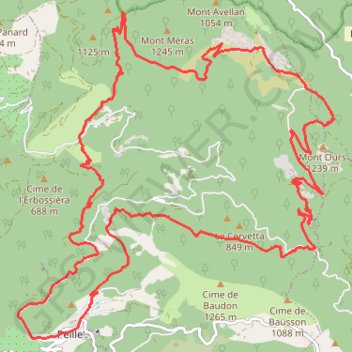 Itinéraire Saint-Siméon, distance, dénivelé, altitude, carte, profil, trace GPS