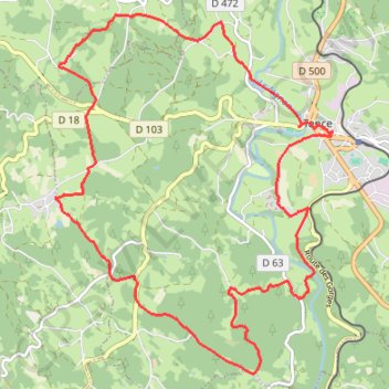 Itinéraire Du Lignon à Pouzols - Tence, distance, dénivelé, altitude, carte, profil, trace GPS
