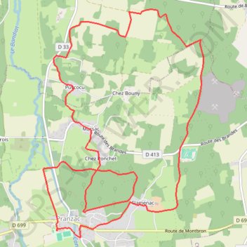 Itinéraire 16-432, distance, dénivelé, altitude, carte, profil, trace GPS