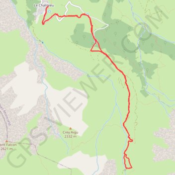 Itinéraire Le Chalmieu, distance, dénivelé, altitude, carte, profil, trace GPS