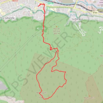 Itinéraire Saint Cyr par Galvaudan source Sabatier retour vallon Vigie, distance, dénivelé, altitude, carte, profil, trace GPS