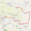 Itinéraire rallye pedestre aprés midi, distance, dénivelé, altitude, carte, profil, trace GPS