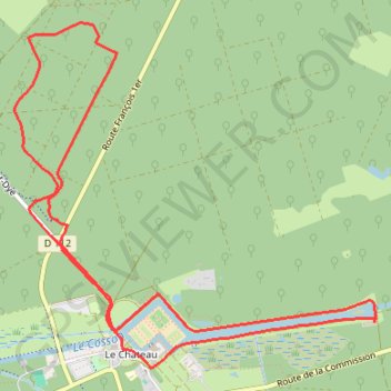 Itinéraire Le Château de Chambord et ses chemins perdus, distance, dénivelé, altitude, carte, profil, trace GPS