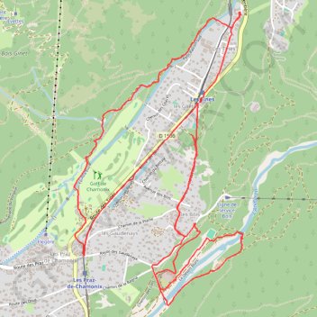 Itinéraire 2 randonnées près de Chamonix, distance, dénivelé, altitude, carte, profil, trace GPS