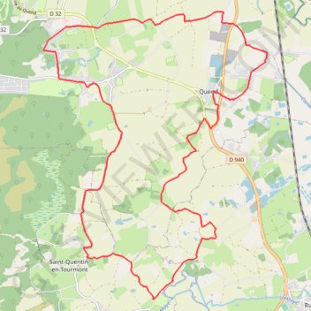 Itinéraire Circuit du Tadorne - Baie de Somme, distance, dénivelé, altitude, carte, profil, trace GPS