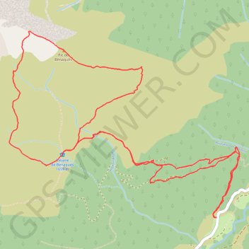 Itinéraire Montaigu - Arête SE (partielle), distance, dénivelé, altitude, carte, profil, trace GPS