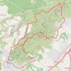 Itinéraire Autour du Garlaban, distance, dénivelé, altitude, carte, profil, trace GPS