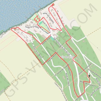 Itinéraire Promenade au Bois de Cise, distance, dénivelé, altitude, carte, profil, trace GPS