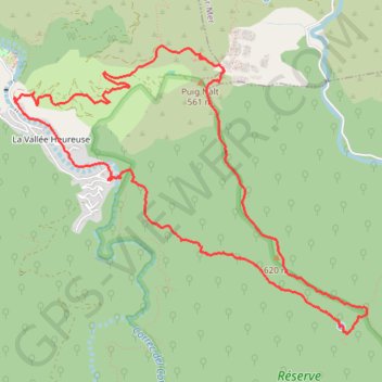 Itinéraire Randonnée dans les Albères, distance, dénivelé, altitude, carte, profil, trace GPS