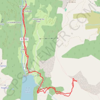Itinéraire Passage de Miraillet (Beaufortain), distance, dénivelé, altitude, carte, profil, trace GPS