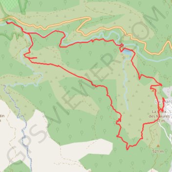 Itinéraire La Garde-Freinet - Les Neuf Riaux, distance, dénivelé, altitude, carte, profil, trace GPS