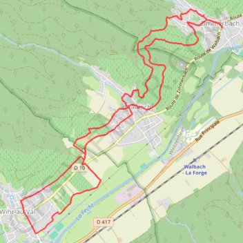 Itinéraire TracerItineraire, distance, dénivelé, altitude, carte, profil, trace GPS
