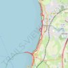 Itinéraire Boulogne-sur-Mer, distance, dénivelé, altitude, carte, profil, trace GPS