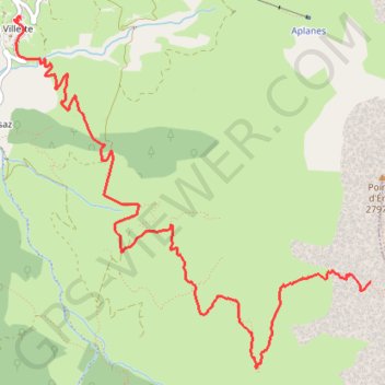 Itinéraire Col d'Emy, distance, dénivelé, altitude, carte, profil, trace GPS