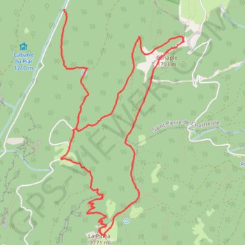 Itinéraire La Pinéa par le sentier Vermorel, distance, dénivelé, altitude, carte, profil, trace GPS