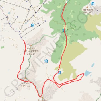 Itinéraire Randonnée à ski Col du chasseur ou col de la cicle vallée des contamines Montjoie, distance, dénivelé, altitude, carte, profil, trace GPS