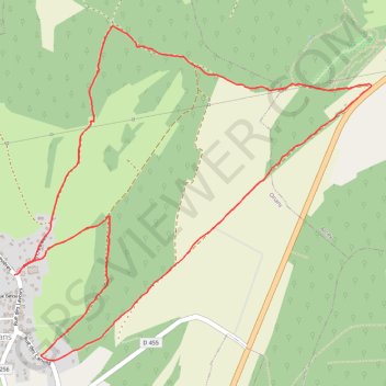 Itinéraire Le monument d'Arcey, distance, dénivelé, altitude, carte, profil, trace GPS