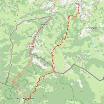 Itinéraire VERSION CORRINE, distance, dénivelé, altitude, carte, profil, trace GPS