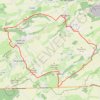 Itinéraire Les Brouillards - Affringues, distance, dénivelé, altitude, carte, profil, trace GPS