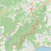 Itinéraire Les crêtes de Cavalaire depuis Cogolin, distance, dénivelé, altitude, carte, profil, trace GPS