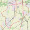 Itinéraire LOUVRES, distance, dénivelé, altitude, carte, profil, trace GPS