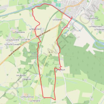 Itinéraire Blain, distance, dénivelé, altitude, carte, profil, trace GPS