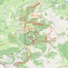 Itinéraire Trail des grotte de han, distance, dénivelé, altitude, carte, profil, trace GPS