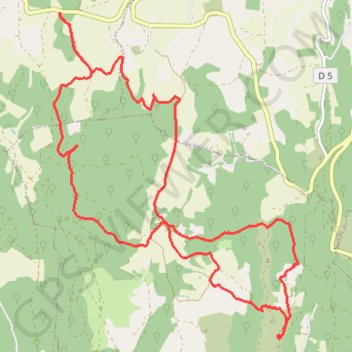 Itinéraire Revest du Bion, distance, dénivelé, altitude, carte, profil, trace GPS